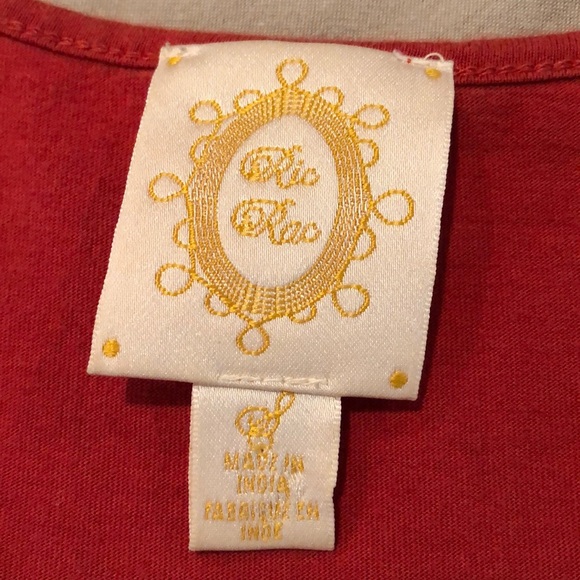 Anthropologie Rio Rao top Burnt orange Small - Picture 2 of 6